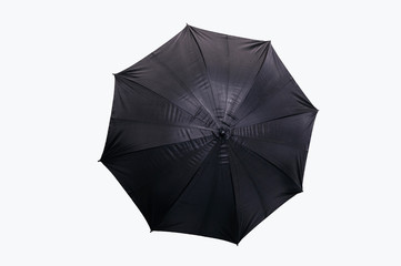 Black Umbrella. Isolated