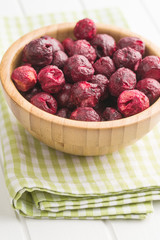 Freeze dried cherries.