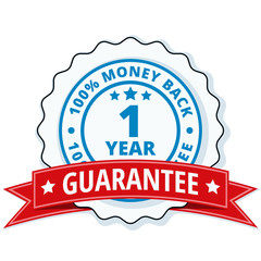 One year money back guarantee