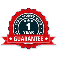 One year money back guarantee