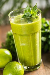 Healthy green smoothie