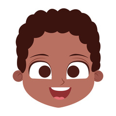 Cute boy cartoon vector illustration graphic design