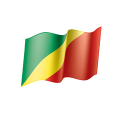 Congo flag, vector illustration