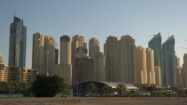 Dubai Marina's towers 