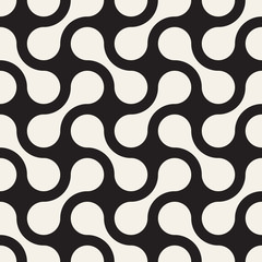 Vector seamless pattern. Modern stylish abstract texture. Repeating geometric tiles