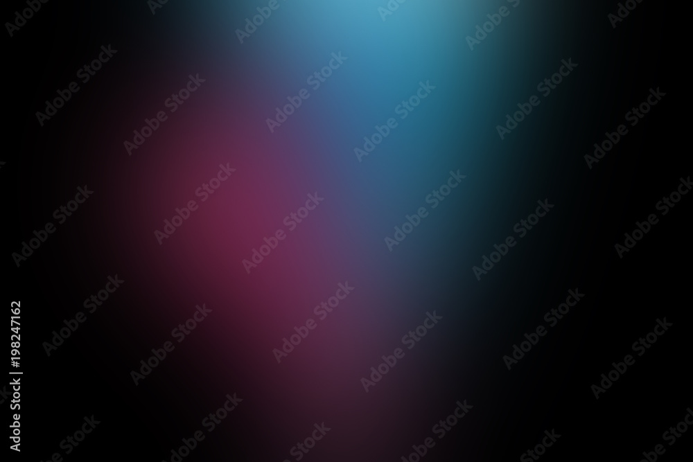 Wall mural gradient abstract background black, night, dark, evening, with copy space