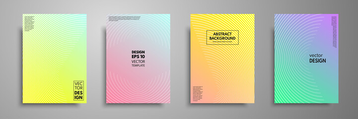 Colorful covers design set. Modern covers template design. Applicable for design covers, pentation, magazines, flyers, annual reports, posters and business cards