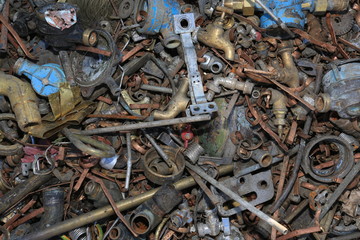 Metal trash for scrap