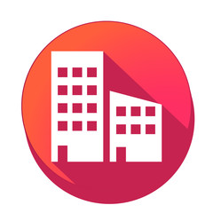 Fototapeta premium ikona z długim cieniem na tle okręgu