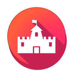 ikona z długim cieniem na tle okręgu