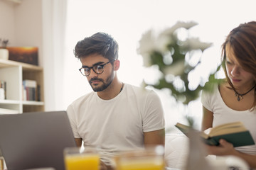 Weekend breakfast in bed