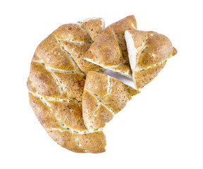 Ramadan Pita. Traditional Turkish bread for holy month Ramadan.