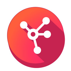 ikona z długim cieniem na tle okręgu