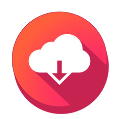 ikona z długim cieniem na tle okręgu