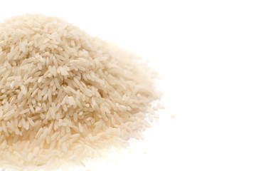 White Rice on a White Background