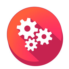 ikona z długim cieniem na tle okręgu © vempireart