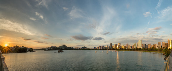 Vista Panorâmica da Curva da Jurema a partir da Ponte da Ilha do Frade.