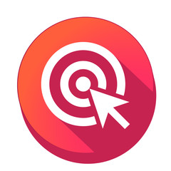 ikona z długim cieniem na tle okręgu © vempireart