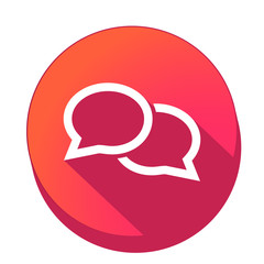 ikona z długim cieniem na tle okręgu © vempireart