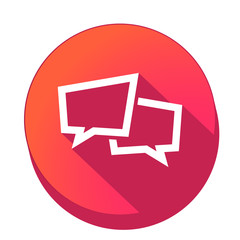 ikona z długim cieniem na tle okręgu © vempireart