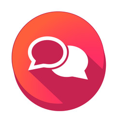 ikona z długim cieniem na tle okręgu © vempireart