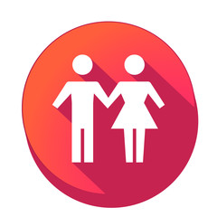 ikona z długim cieniem na tle okręgu © vempireart