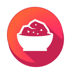 ikona z długim cieniem na tle okręgu