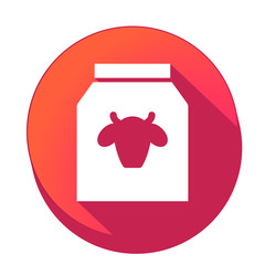 ikona z długim cieniem na tle okręgu