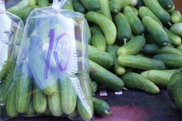 cucumber at street food