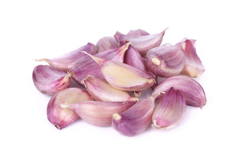 Garlic isolated on white background