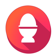 ikona z długim cieniem na tle okręgu 