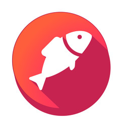 ikona z długim cieniem na tle okręgu 