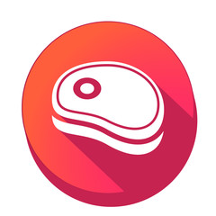 ikona z długim cieniem na tle okręgu 