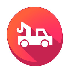 ikona z długim cieniem na tle okręgu  © vempireart