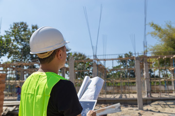 Monitoring construction area.