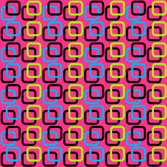 Galactic illusion seamless pattern. Suitable for screen, print and other media.