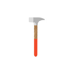 A carpenter tool in the flat style. Vector illustration
