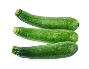 zucchini isolated on white background