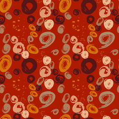 Fototapeta premium Grunge stains seamless pattern. Authentic design for digital and print media.