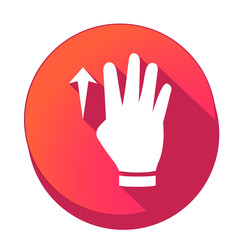 ikona z długim cieniem na tle okręgu