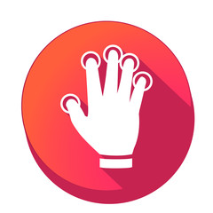 ikona z długim cieniem na tle okręgu