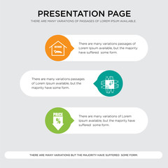 low price, sem, reti presentation design template in orange, green, yellow colors with horizontal and rounded shapes