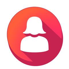 ikona z długim cieniem na tle okręgu