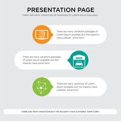 antioxidant, dealer, on presentation design template in orange, green, yellow colors with horizontal and rounded shapes