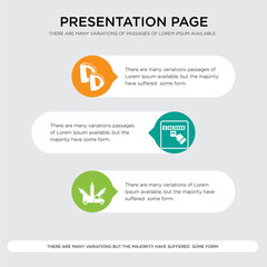 agro, save the date, double d presentation design template in orange, green, yellow colors with horizontal and rounded shapes