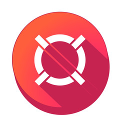 ikona z długim cieniem na tle okręgu