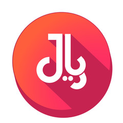 ikona z długim cieniem na tle okręgu