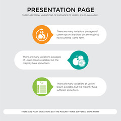 shopping list, passion fruit, best friends presentation design template in orange, green, yellow colors with horizontal and rounded shapes