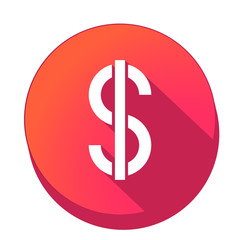 ikona z długim cieniem na tle okręgu © vempireart