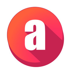 ikona z długim cieniem na tle okręgu © vempireart